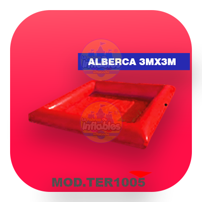 ALBERCA TERMOSELLADA 3x3 METROS MOD TER1105